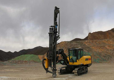  T45 Full Hydraulic Top Hammer Surface Drilling Rig
